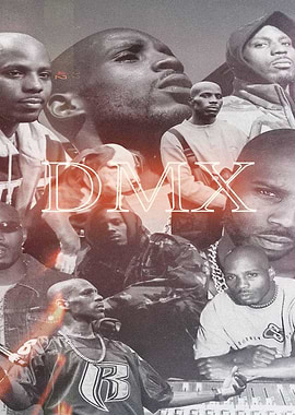 DMX Collage Portrait