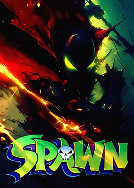 Spawn Comic Book Character Art