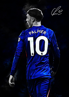 Cole Palmer Football Portrait