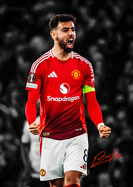 Bruno Fernandes Manchester United Celebration