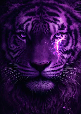 Mystical Purple Tiger