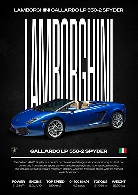 Lamborghini Gallardo LP 550-2 Spyder