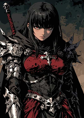 Warrior Woman with Sword