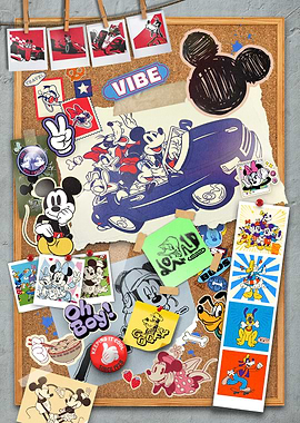 Mickey Mouse Memory Board