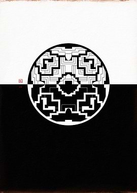 Black and White Circular