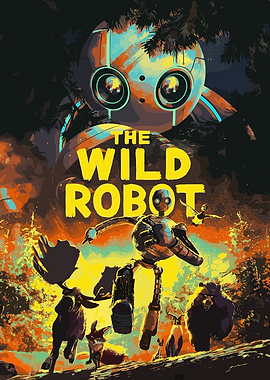The Wild Robot Book Cover Art