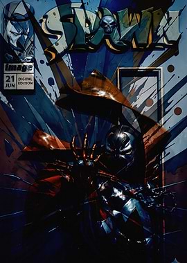 Spawn Comic Book Cover Art