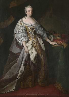 Portrait of a Queen with Crown