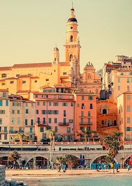 Menton, France: Colorful Coastal Cityscape