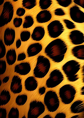 Leopard Print Fur Texture