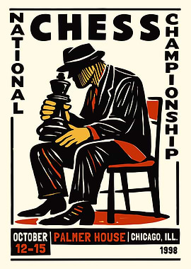 National Chess Championship 1998 Poster