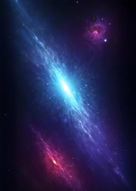 Blue Supernova Explosion
