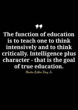 Martin Luther King Jr. Education Quote