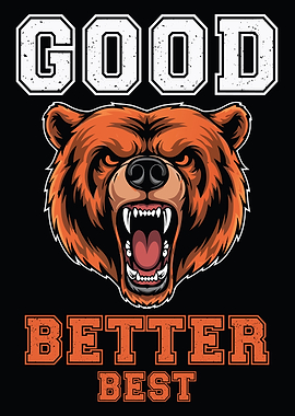 Good Better Best Bear Illustration