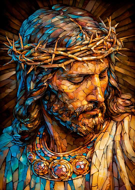 Mosaic Portrait of Jesus Christ