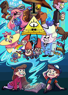 Gravity Falls characters fan art