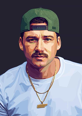 Man with Tennessee Pendant Digital Art