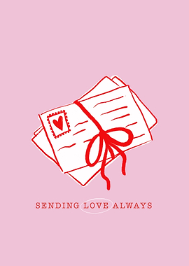 Sending Love Always - Valentine's Day Card
