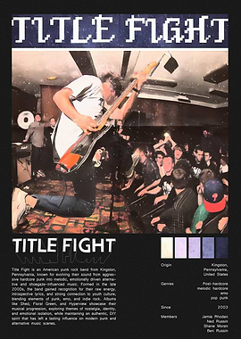 Title Fight Band Poster