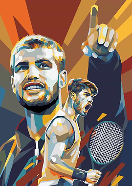 Carlos Alcaraz Tennis in WPAP
