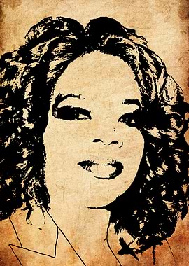 Oprah Winfrey Portrait Art