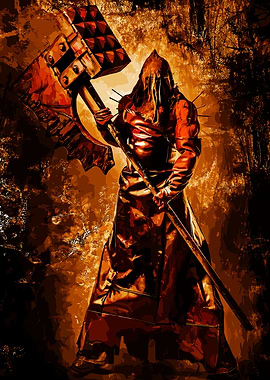 Executioner with Hammer in Dark Fantasy