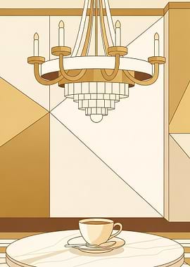 Elegant Coffee Break Illustration