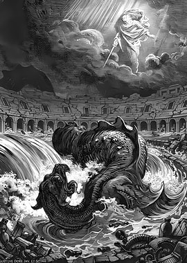 Gustave Doré's Leviathan: Biblical Sea Monster