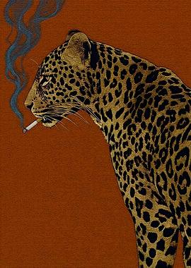 Jaguar Smoking Cigarette
