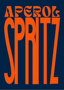 Aperol Spritz Text Art