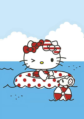 Hello Kitty and Mouse Summer Fun