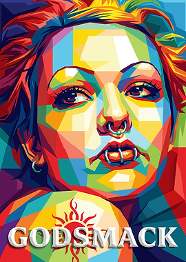 Godsmack Colorful Portrait