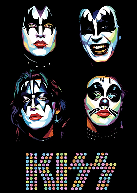 KISS Band Portrait
