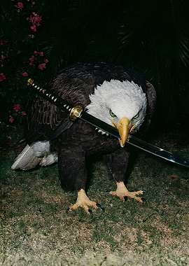 Eagle with Katana