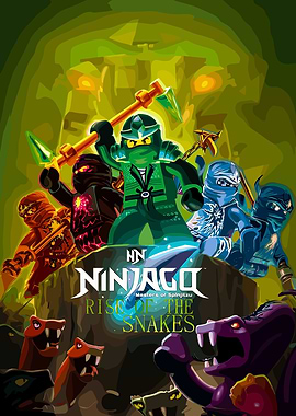 Ninjago Rise of the Snakes Poster