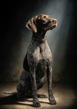 German shorthaired pointer Portrait
