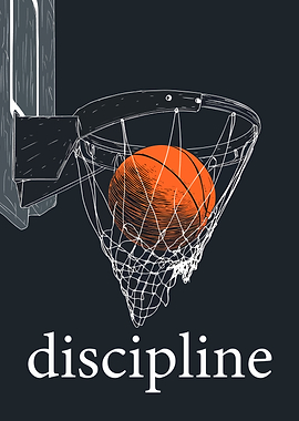 Basketball Discipline Illustration