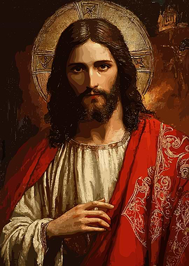 Portrait of Jesus Christ