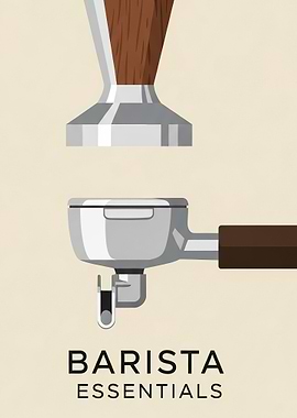 Barista Essentials Minimalist Art