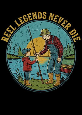 Reel Legends Never Die Fishing Scene