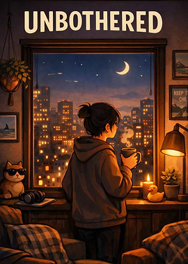 Unbothered: Cozy Night City View