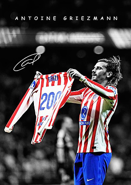 Antoine Griezmann with Jersey
