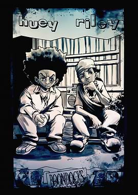 Huey and Riley from The Boondocks