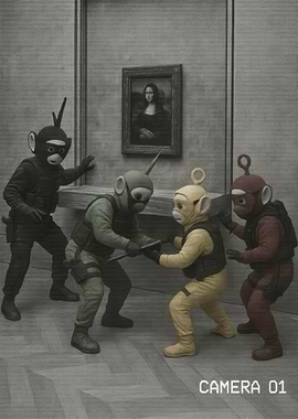 Teletubbies Heist: Mona Lisa Caper