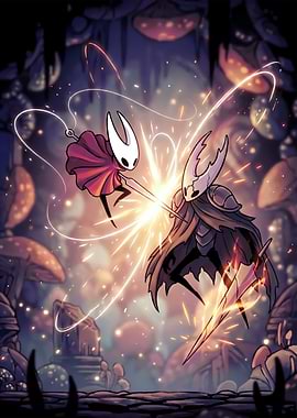 Hollow Knight Hornet vs Knight Duel