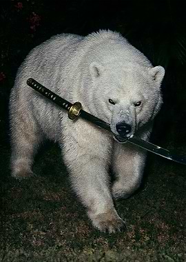 Polar Bear with Katana