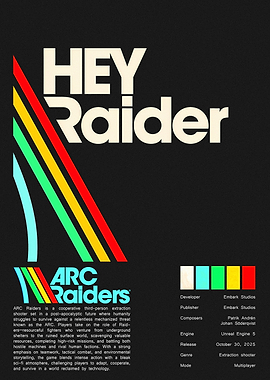 Hey Raider: ARC Raiders Game Poster