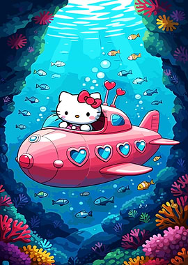 Hello Kitty in Submarine Adventure