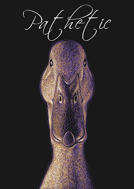 Pathetic Duck Portrait