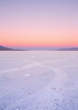 Salt Flats at Sunset